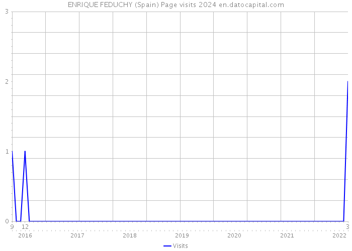 ENRIQUE FEDUCHY (Spain) Page visits 2024 