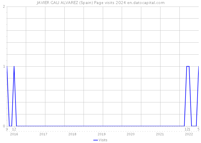 JAVIER GALI ALVAREZ (Spain) Page visits 2024 