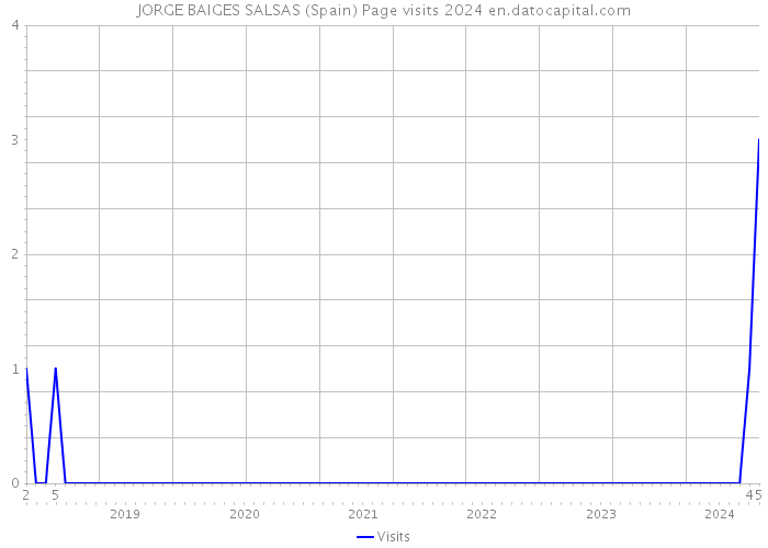 JORGE BAIGES SALSAS (Spain) Page visits 2024 
