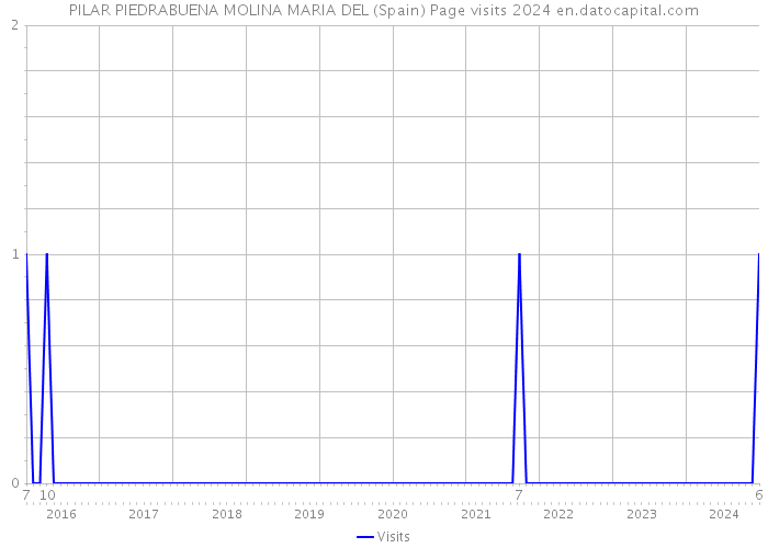 PILAR PIEDRABUENA MOLINA MARIA DEL (Spain) Page visits 2024 