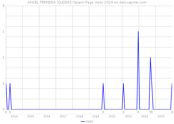 ANGEL FERREIRA IGLESIAS (Spain) Page visits 2024 