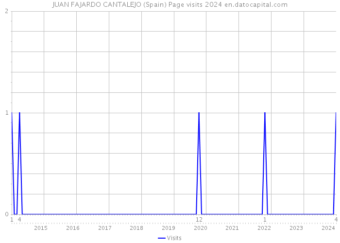 JUAN FAJARDO CANTALEJO (Spain) Page visits 2024 