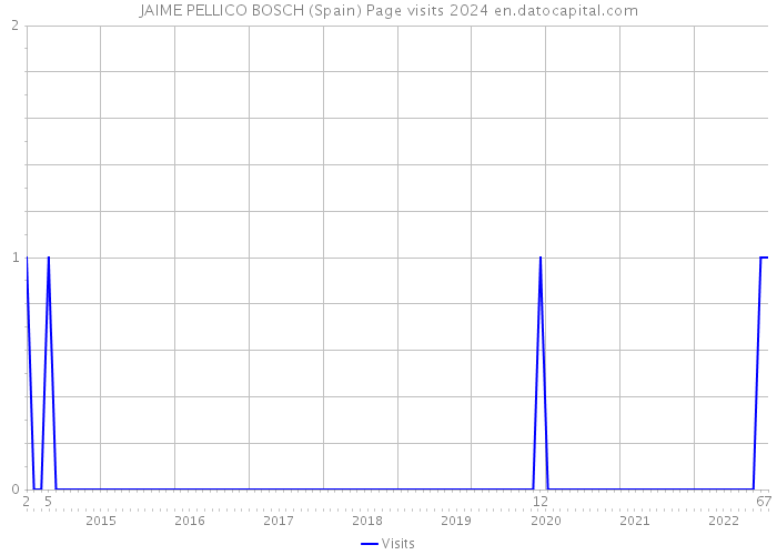 JAIME PELLICO BOSCH (Spain) Page visits 2024 