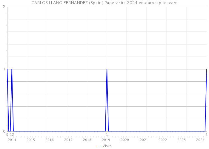CARLOS LLANO FERNANDEZ (Spain) Page visits 2024 