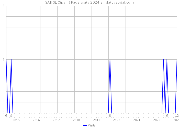 SAJI SL (Spain) Page visits 2024 