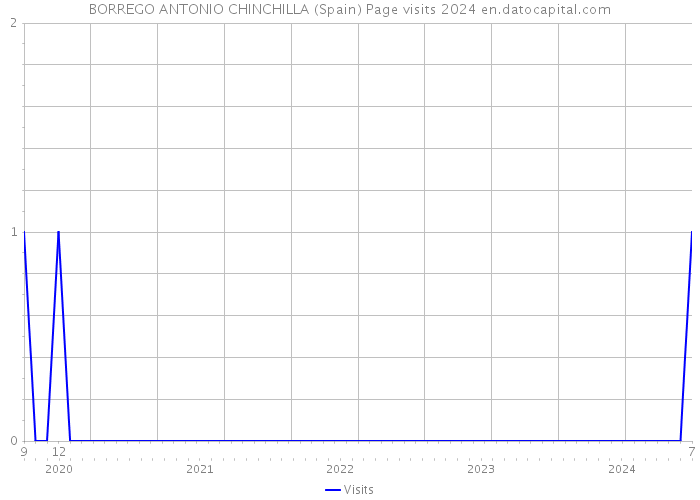 BORREGO ANTONIO CHINCHILLA (Spain) Page visits 2024 