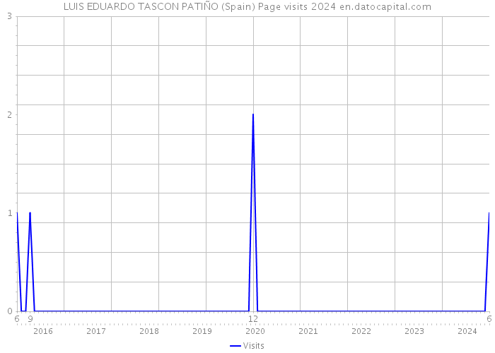 LUIS EDUARDO TASCON PATIÑO (Spain) Page visits 2024 