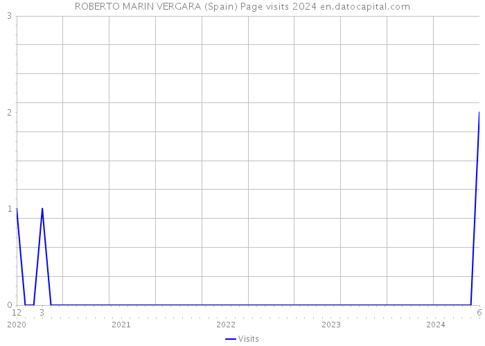 ROBERTO MARIN VERGARA (Spain) Page visits 2024 