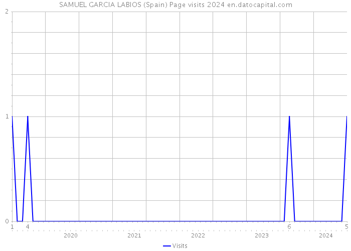 SAMUEL GARCIA LABIOS (Spain) Page visits 2024 