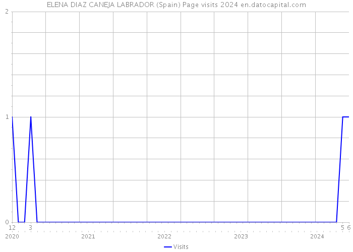 ELENA DIAZ CANEJA LABRADOR (Spain) Page visits 2024 