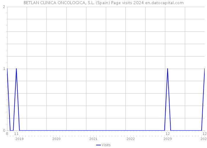 BETLAN CLINICA ONCOLOGICA, S.L. (Spain) Page visits 2024 