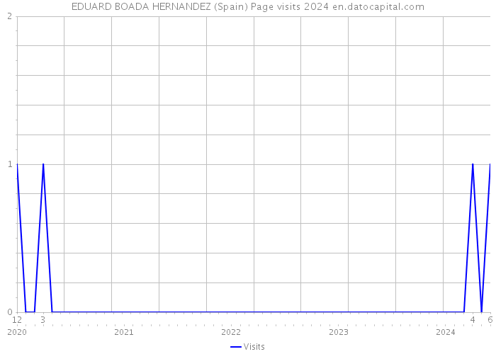 EDUARD BOADA HERNANDEZ (Spain) Page visits 2024 