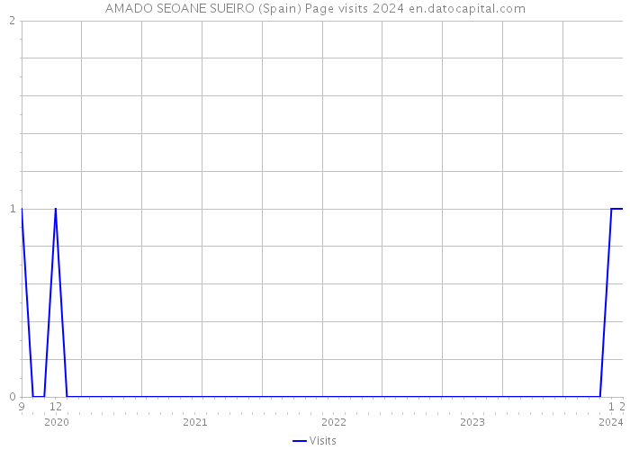 AMADO SEOANE SUEIRO (Spain) Page visits 2024 