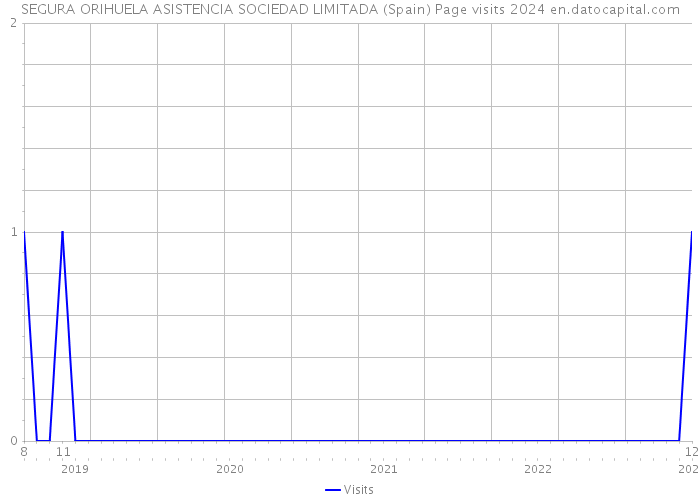 SEGURA ORIHUELA ASISTENCIA SOCIEDAD LIMITADA (Spain) Page visits 2024 