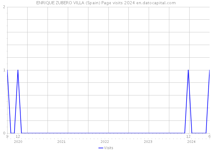 ENRIQUE ZUBERO VILLA (Spain) Page visits 2024 
