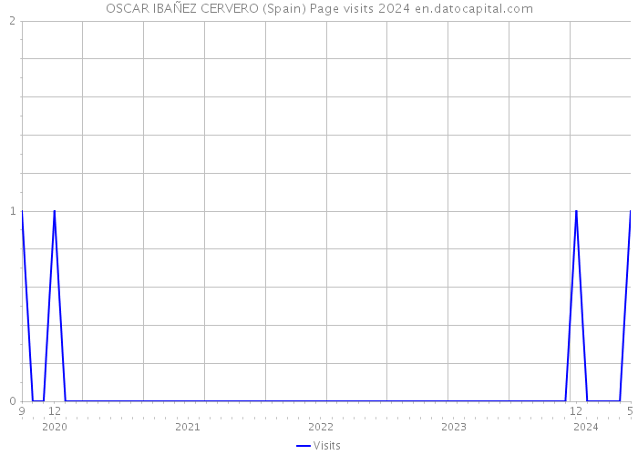 OSCAR IBAÑEZ CERVERO (Spain) Page visits 2024 