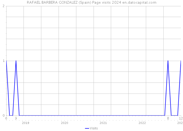 RAFAEL BARBERA GONZALEZ (Spain) Page visits 2024 