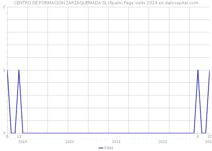 CENTRO DE FORMACION ZARZAQUEMADA SL (Spain) Page visits 2024 