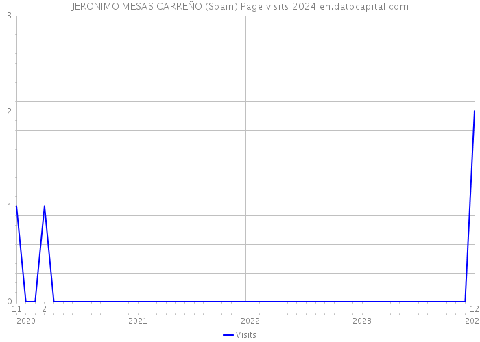 JERONIMO MESAS CARREÑO (Spain) Page visits 2024 