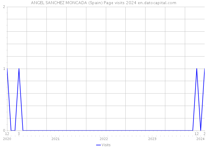 ANGEL SANCHEZ MONCADA (Spain) Page visits 2024 
