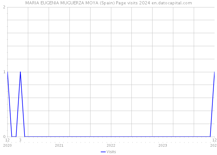 MARIA EUGENIA MUGUERZA MOYA (Spain) Page visits 2024 
