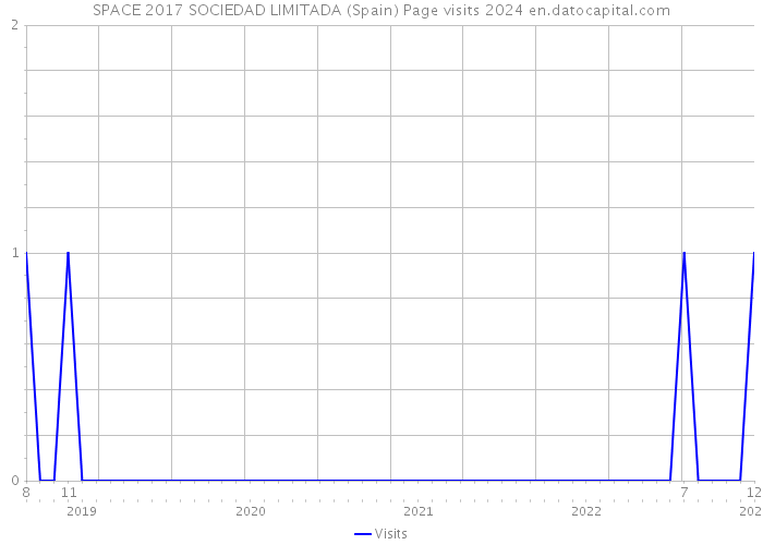SPACE 2017 SOCIEDAD LIMITADA (Spain) Page visits 2024 
