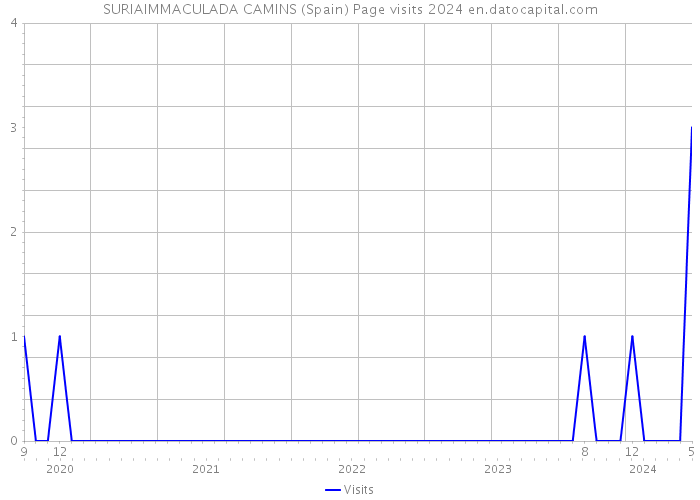 SURIAIMMACULADA CAMINS (Spain) Page visits 2024 