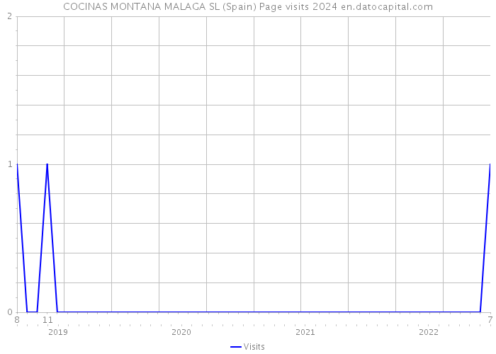 COCINAS MONTANA MALAGA SL (Spain) Page visits 2024 