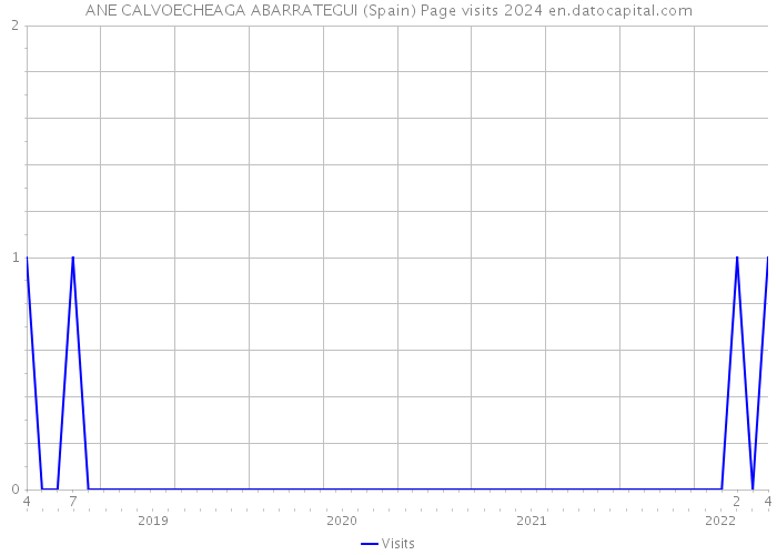 ANE CALVOECHEAGA ABARRATEGUI (Spain) Page visits 2024 