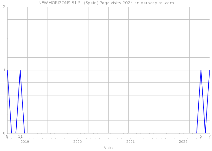 NEW HORIZONS 81 SL (Spain) Page visits 2024 