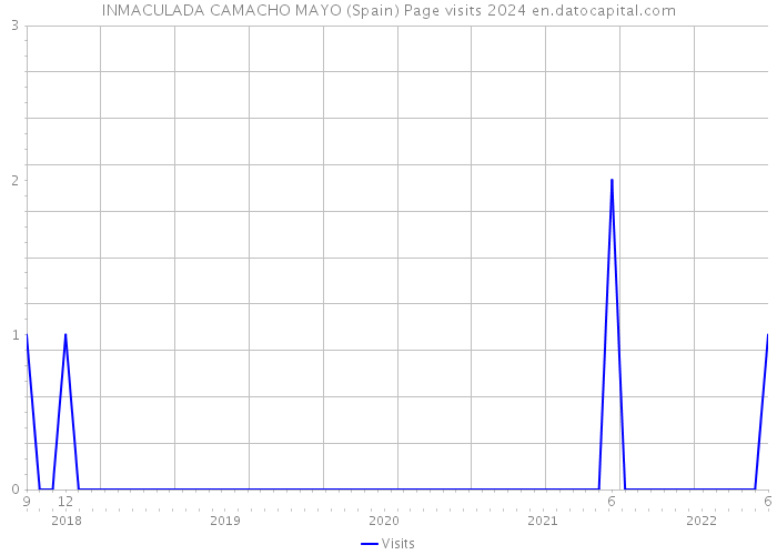 INMACULADA CAMACHO MAYO (Spain) Page visits 2024 