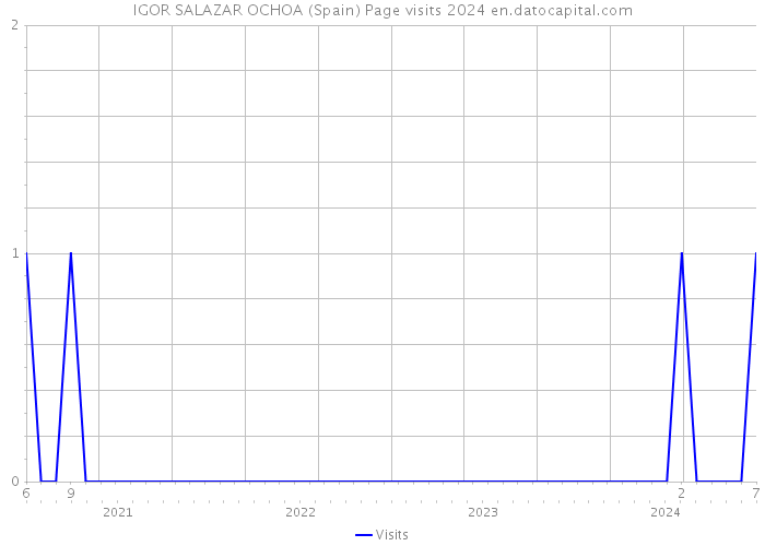 IGOR SALAZAR OCHOA (Spain) Page visits 2024 