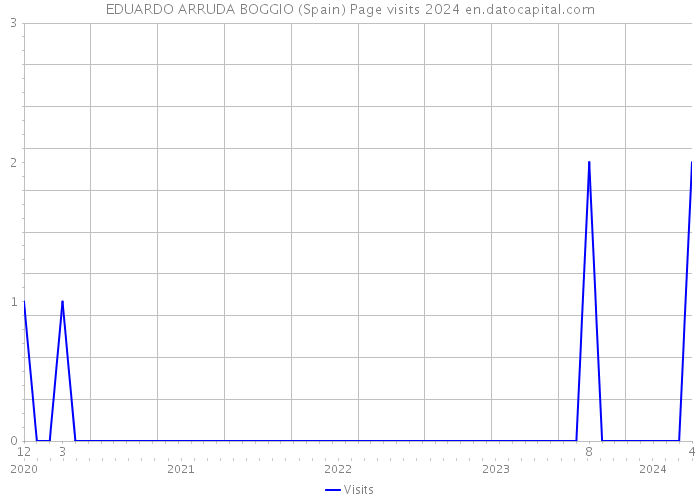 EDUARDO ARRUDA BOGGIO (Spain) Page visits 2024 