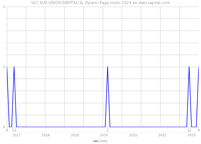 VLC SUR UNION DENTAL SL (Spain) Page visits 2024 