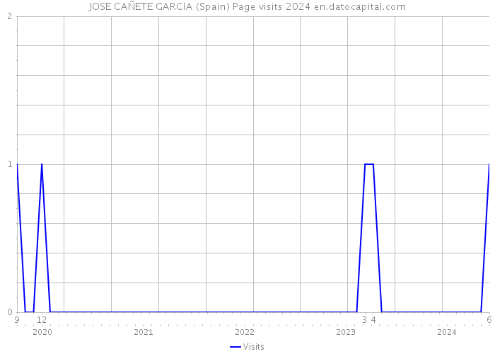 JOSE CAÑETE GARCIA (Spain) Page visits 2024 