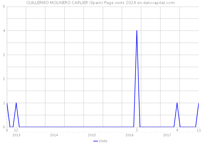 GUILLERMO MOLINERO CARLIER (Spain) Page visits 2024 