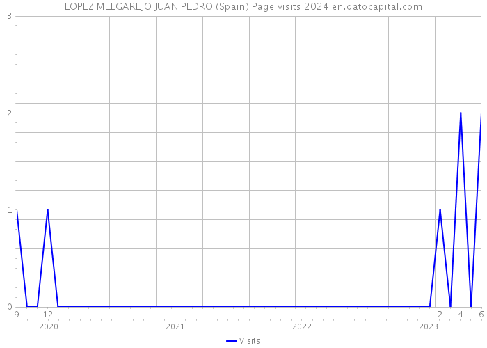 LOPEZ MELGAREJO JUAN PEDRO (Spain) Page visits 2024 