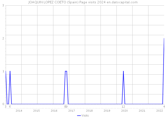 JOAQUIN LOPEZ COETO (Spain) Page visits 2024 