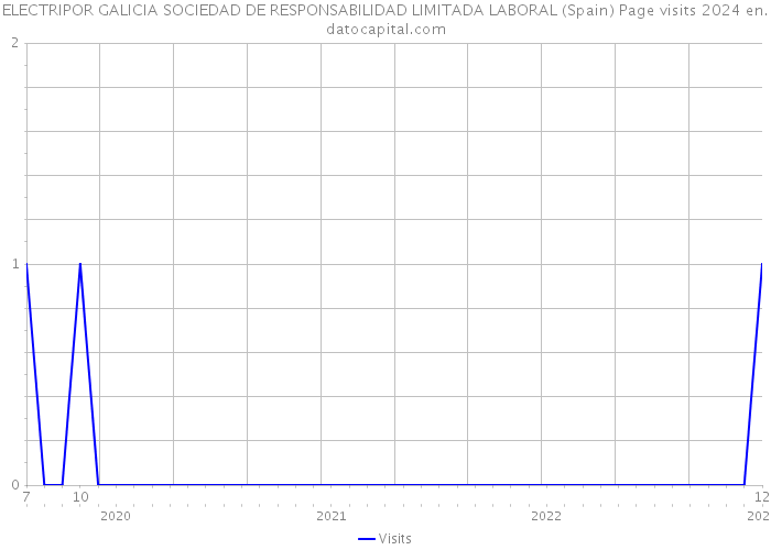 ELECTRIPOR GALICIA SOCIEDAD DE RESPONSABILIDAD LIMITADA LABORAL (Spain) Page visits 2024 