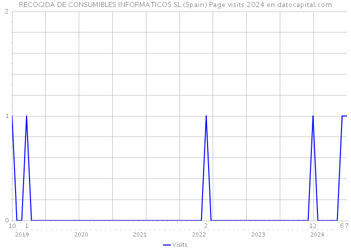 RECOGIDA DE CONSUMIBLES INFORMATICOS SL (Spain) Page visits 2024 