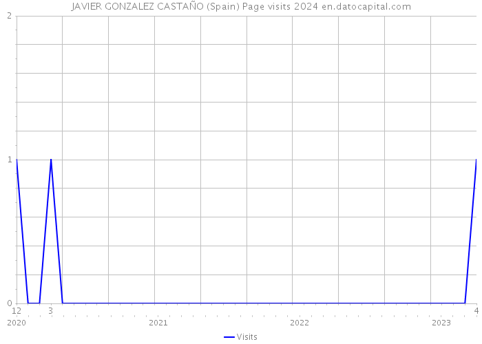 JAVIER GONZALEZ CASTAÑO (Spain) Page visits 2024 