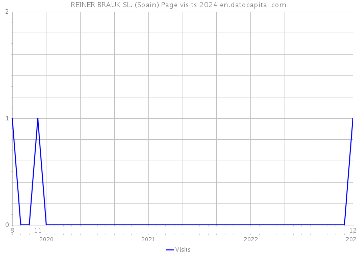 REINER BRAUK SL. (Spain) Page visits 2024 