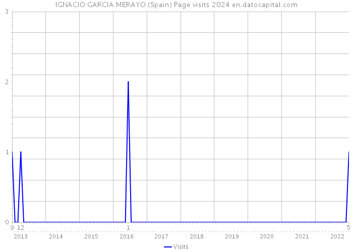 IGNACIO GARCIA MERAYO (Spain) Page visits 2024 