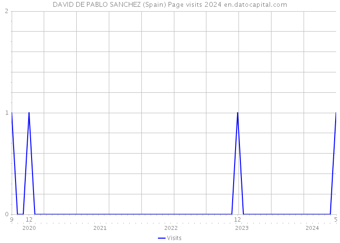DAVID DE PABLO SANCHEZ (Spain) Page visits 2024 
