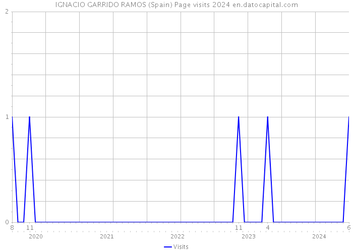 IGNACIO GARRIDO RAMOS (Spain) Page visits 2024 