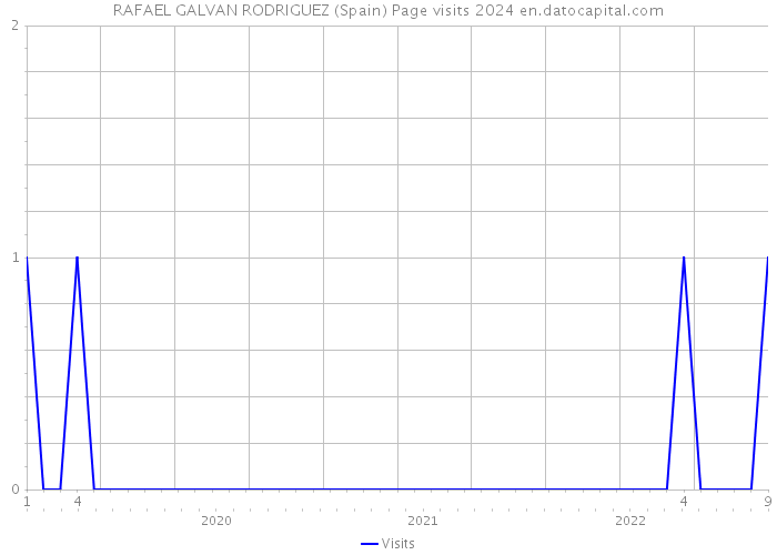 RAFAEL GALVAN RODRIGUEZ (Spain) Page visits 2024 