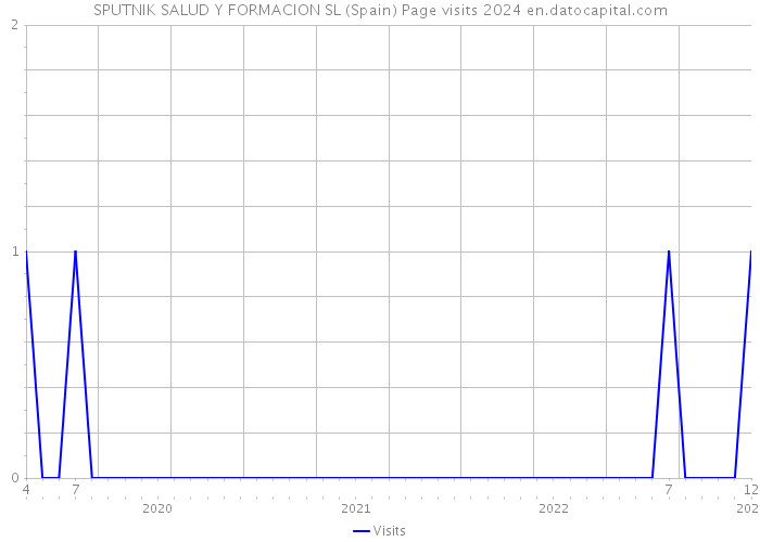 SPUTNIK SALUD Y FORMACION SL (Spain) Page visits 2024 