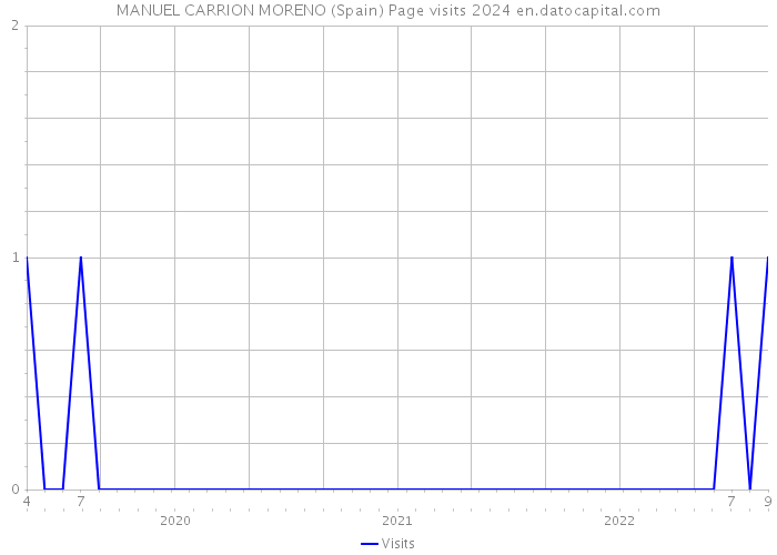 MANUEL CARRION MORENO (Spain) Page visits 2024 