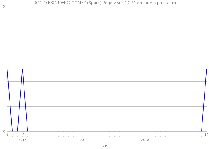 ROCIO ESCUDERO GOMEZ (Spain) Page visits 2024 