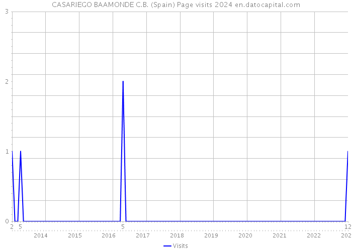 CASARIEGO BAAMONDE C.B. (Spain) Page visits 2024 